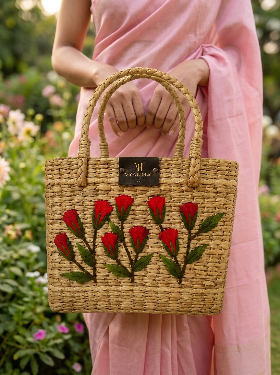 Crimson Bloom Kauna Tote - alternate view